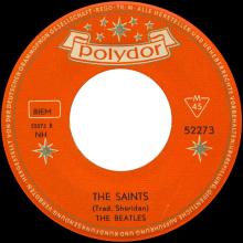 THE BEATLES DISCOGRAPHY BELGIUM 003 My Bonnie ⁄ The Saints - Polydor 52 273 A - Trad - Type 3 - pic 1