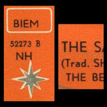 THE BEATLES DISCOGRAPHY BELGIUM 003 My Bonnie ⁄ The Saints - Polydor 52 273 A - Trad - Type 3 - pic 8