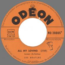 Beatles Discography Belgium 017 Hold Me Tight ⁄ All My Loving MO 20005 Orange label - pic 1