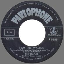 THE BEATLES DISCOGRAPHY BELGIUM 060 - HELLO , GOODBYE / I AM THE WALRUS - R 5655 - pic 1