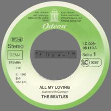 ALL MY LOVING - I WANNA BE YOUR MAN - 1976 / 1987 - 1C 006-06 110 - 2 - RECORDS - pic 11