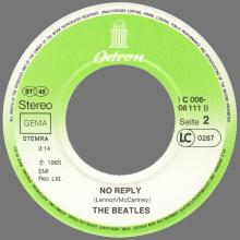 EIGHT DAYS A WEEK - NO REPLY - 1976 / 1987 - 1C 006-06 111 - 2 - RECORDS - pic 10