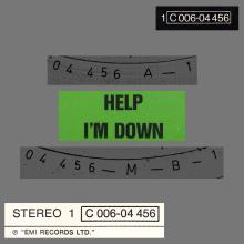 HELP - I M DOWN - 1976 / 1987 - 1C 006-04 456 - 2 - RECORDS - pic 1