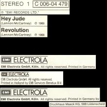 HEY JUDE - REVOLUTION - 1976 / 1987 - 1C 006-04 479 - 1 - SLEEVES - pic 6