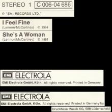 I FEEL FINE - SHE' A WOMAN - 1976 / 1987 - 1C006-04 686 - 1 - SLEEVES - pic 5