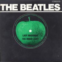 LADY MADONNA - THE INNER LIGHT - 1976 / 1987 - 1C 006-04 478 - 1 - SLEEVES - pic 1
