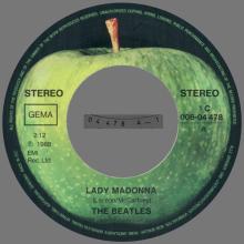 LADY MADONNA - THE INNER LIGHT - 1976 / 1987 - 1C 006-04 478 - 2 - RECORDS - pic 5