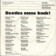 LET IT BE - YOU KNOW MY NAME (LOOK UP THE NUMBER) - 1976 / 1987 - 1C 006-04 353 - 1C 006-04 353 M - 1 - SLEEVES - pic 1