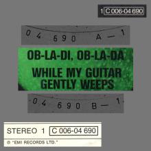 OB-LA-DI, OB-LA-DA - WHILE MY GUITAR GENTLY WEEPS - 1976 / 1987 - 1C 006-04 690 - 2 - RECORDS - pic 1
