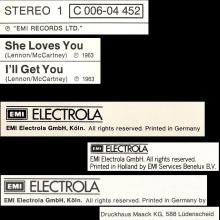 SHE LOVES YOU - I'LL GET YOU - 1976 / 1987 - 1C 006-04 452 - 1 - SLEEVES    - pic 6