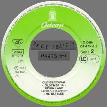 STRAWBERRY FIELDS FOREVER - PENNY LANE - 1976 / 1987 - 1C 006-04 475 M - 2 - RECORDS - pic 12