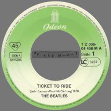 TICKET TO RIDE - YES IT IS - 1976 / 1987 - 1C 006-04 458 M - 2 - RECORDS - pic 5