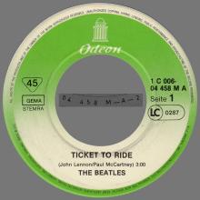 TICKET TO RIDE - YES IT IS - 1976 / 1987 - 1C 006-04 458 M - 2 - RECORDS - pic 7