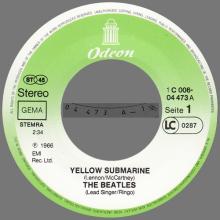 YELLOW SUBMARINE - ELEANOR RIGBY - 1976 / 1987 - 1C 006-04 473 - 2 - RECORDS - pic 7