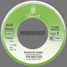 YELLOW SUBMARINE - ELEANOR RIGBY - 1976 / 1987 - 1C 006-04 473 - 2 - RECORDS - pic 10