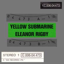 YELLOW SUBMARINE - ELEANOR RIGBY - 1976 / 1987 - 1C 006-04 473 - 2 - RECORDS - pic 1