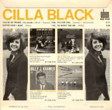 CILLA BLACK - IT'S FOR YOU - FRANCE - SOE 3758 - EP - pic 2