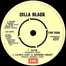 CILLA BLACK - IT'S FOR YOU - UK - EMI 2698 - EP - pic 5