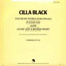 CILLA BLACK - IT'S FOR YOU - UK - EMI 2698 - PROMO - EP - pic 2