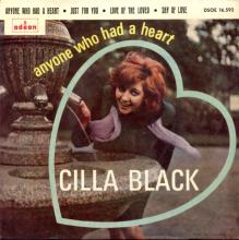 CILLA BLACK - LOVE OF THE LOVED - SPAIN - DSOE 16.592 - A - EP - pic 1