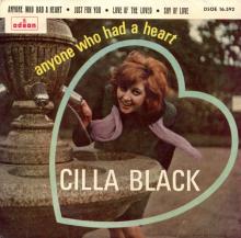 CILLA BLACK - LOVE OF THE LOVED - SPAIN - DSOE 16.592 - B - EP - pic 1