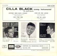 CILLA BLACK - LOVE OF THE LOVED - SPAIN - DSOE 16.592 - C - EP - pic 2