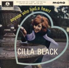 CILLA BLACK - LOVE OF THE LOVED - UK - GEP 8901 - EP - pic 1