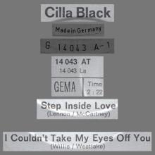 CILLA BLACK - STEP INSIDE LOVE - GERMANY - 14 043 AT    - pic 4