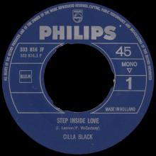 CILLA BLACK - STEP INSIDE LOVE - HOLLAND - JF 333 816 - pic 1
