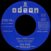 CILLA BLACK - STEP INSIDE LOVE - SPAIN - DSOL 66.091 - pic 3