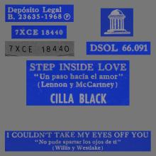 CILLA BLACK - STEP INSIDE LOVE - SPAIN - DSOL 66.091 - pic 1