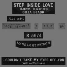 CILLA BLACK - STEP INSIDE LOVE - UK - R 5674 - pic 1