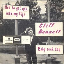 CLIFF BENNETT AND THE REBEL ROUSERS - GOT TO GET YOU INTO MY LIFE - NORWAY - R 5489  - pic 1