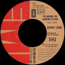 DENNY LAINE - IT'S SO EASY ⁄ LISTEN TO ME - I'M LOOKING FOR SOMEONE TO LOVE - FRANCE - 2C 006-98.233 - pic 5