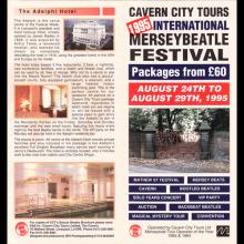 FANCLUB MAIL FLYER 1976 1987 LIVERPOOL BEATLES CONVENTION - ADELPHI HOTEL - pic 10