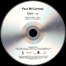 2013 10 14 - PAUL MCCARTNEY DISCOGRAPHY - NEW - ONE TRACK - FRANCE PROMO - pic 1