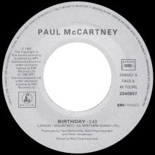 frprs1990 10 20 - BIRTHDAY ⁄ GOOD DAY SUNSHINE - 2040857- PM 102 - 5 099920 40857 2 - pic 1