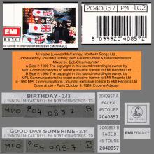frprs1990 10 20 - BIRTHDAY ⁄ GOOD DAY SUNSHINE - 2040857- PM 102 - 5 099920 40857 2 - pic 5