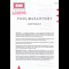 FR45 - 1990 10 20 - BIRTHDAY ⁄ GOOD DAY SUNSHINE - 2040857- PM 102 - 5 099920 40857 2 - pic 6