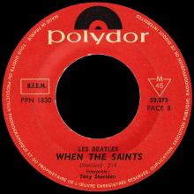 FRANCE THE BEATLES 45 POLYDOR - 1964 06 00 - POLYDOR 52 273 - MY BONNIE ⁄ WHEN THE SAINTS - pic 1