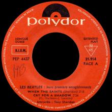 FRANCE THE BEATLES EP POLYDOR - 1964 04 19 - LES BEATLES - POLYDOR 21914 Médium - NEW RED LABEL - pic 1