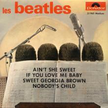 FRANCE THE BEATLES EP POLYDOR - 1964 07 00 - LES BEATLES - POLYDOR 21996 Médium - NEW RED LABEL 1 IF YOU LOVE MY BABY - pic 1