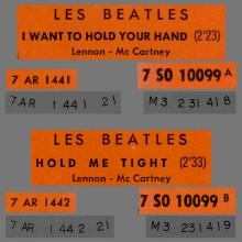 FRANCE THE BEATLES JUKE-BOX 45 - 1963 12 27 - B 1 - 7 S0 10099 - I WANT TO HOLD YOUR HAND ⁄ HOLD ME TIGHT - pic 3