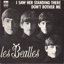 FRANCE THE BEATLES JUKE-BOX 45 - 1964 02 27 - A 1 - S0 I0I07 - I SAW HER STANDING THERE ⁄ DON'T BOTHER ME - pic 1