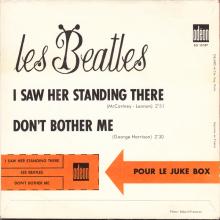 FRANCE THE BEATLES JUKE-BOX 45 - 1964 02 27 - A 1 - S0 I0I07 - I SAW HER STANDING THERE ⁄ DON'T BOTHER ME - pic 2