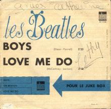 FRANCE THE BEATLES JUKE-BOX 45 - 1964 03 05 - A 1 - S0 10091 - BOYS ⁄ LOVE ME DO - pic 2