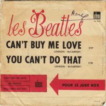 FRANCE THE BEATLES JUKE-BOX 45 - 1964 04 16 - A 2 - S0 10111 - CAN'T BUY ME LOVE ⁄ YOU CAN'T DO THAT - pic 2