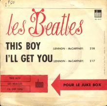 FRANCE THE BEATLES JUKE-BOX 45 - 1964 05 05 - A - S0 10117 - THIS BOY ⁄ I'LL GET YOU - pic 2