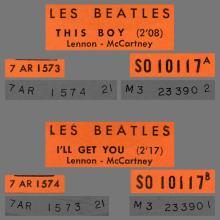FRANCE THE BEATLES JUKE-BOX 45 - 1964 05 05 - A - S0 10117 - THIS BOY ⁄ I'LL GET YOU - pic 4