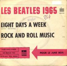 FRANCE THE BEATLES JUKE-BOX 45 - 1965 05 04 - B - S0 10128 - EIGHT DAYS A WEEK ⁄ ROCK AND ROLL MUSIC - pic 2